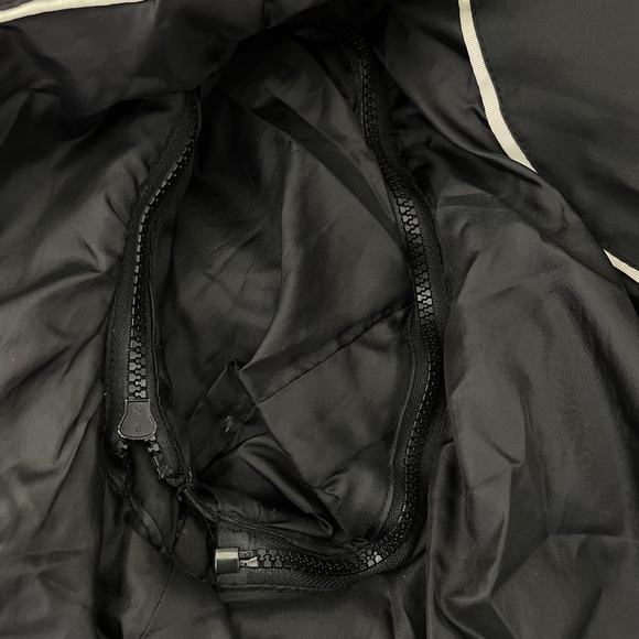 Brandon Thomas Medium Puffer Jacket Black with Removable Hood and Arm Sleeves - Picture 11 of 11